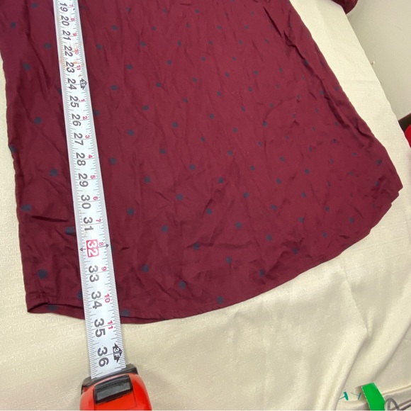 Old Navy Red  Navy Polka Dot Tunic Size L NWT - Picture 12 of 14